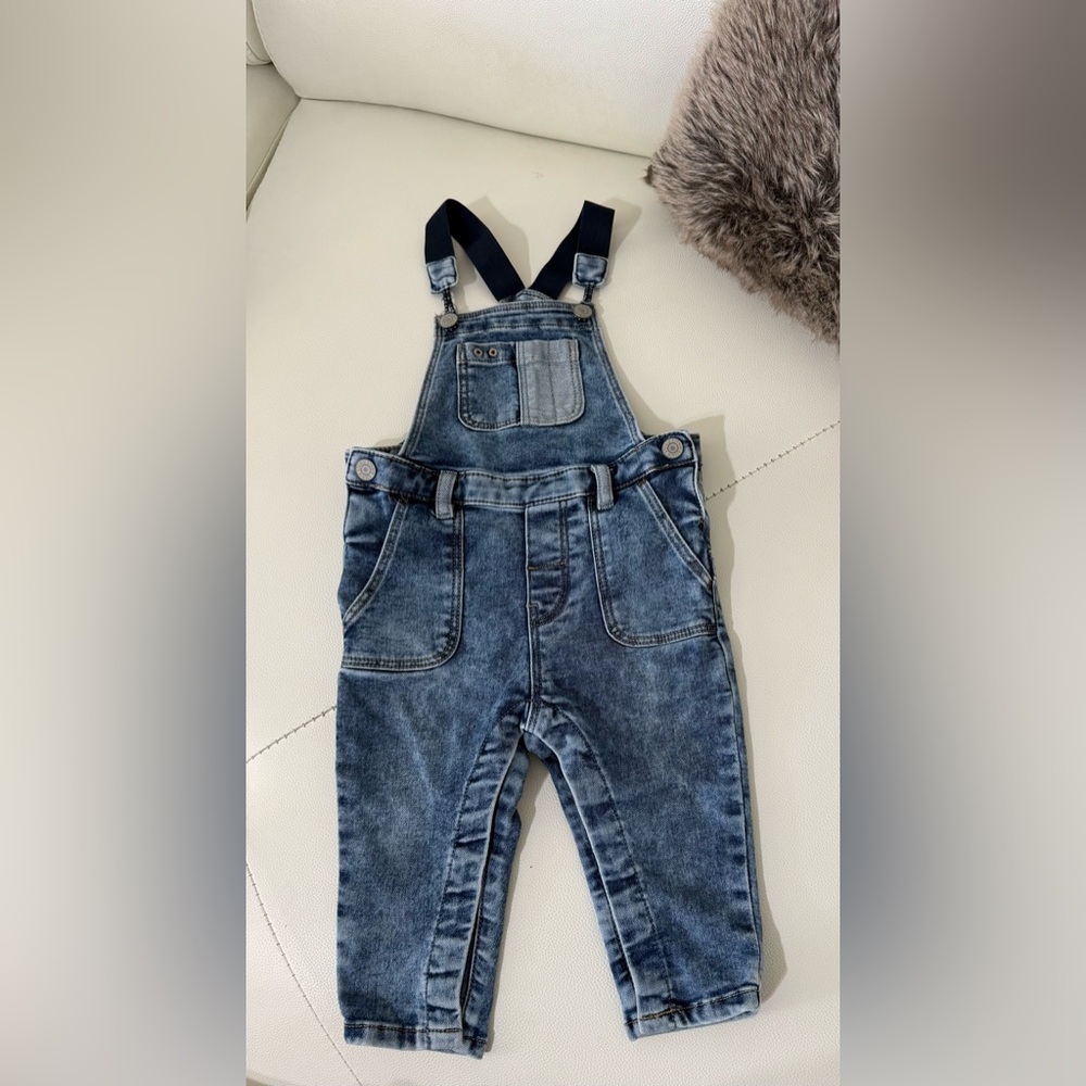 H&M Blue Denim Kids Overalls